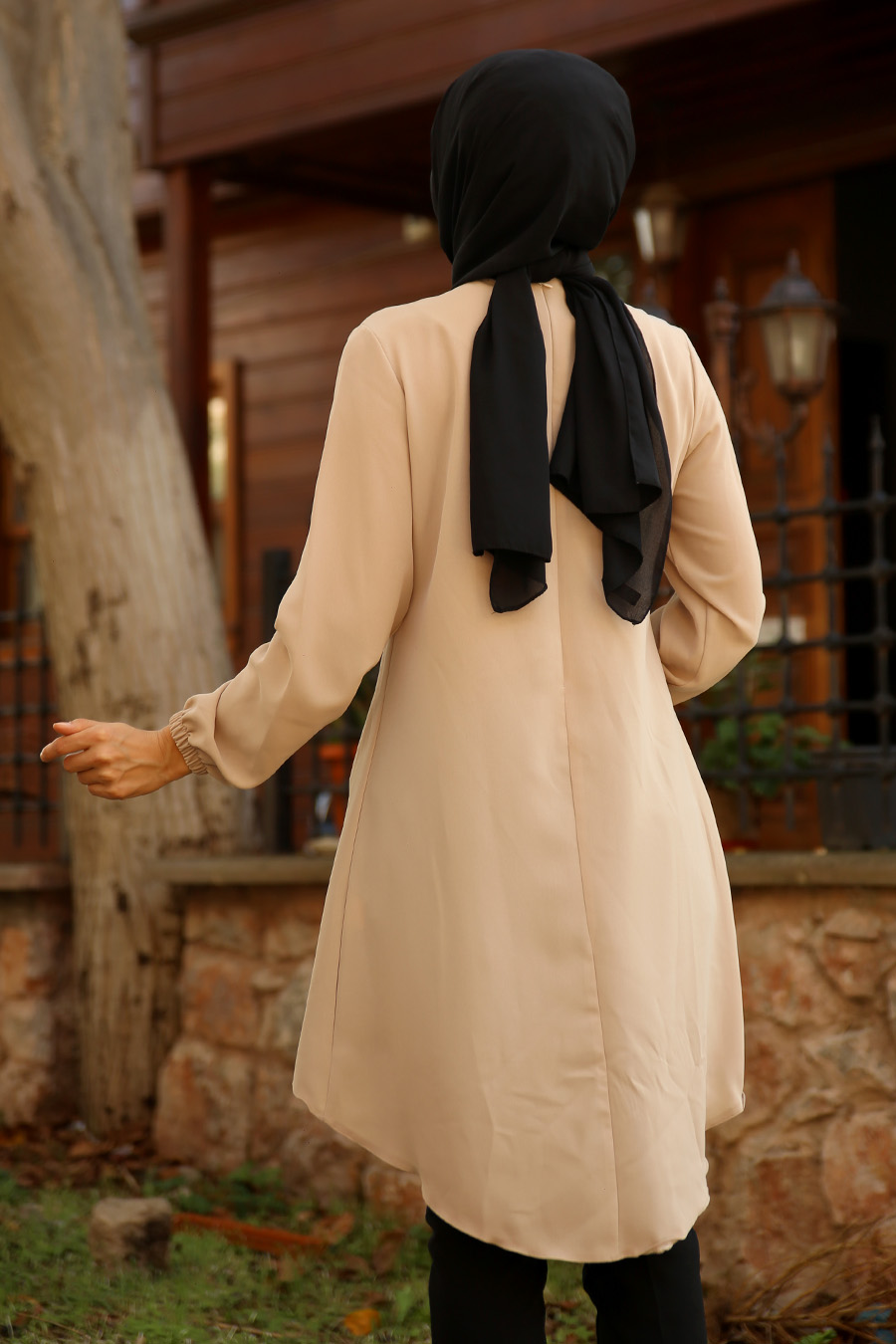 TUNIC - BEIGE COLOR   TUNIC - BEIGE COLOR