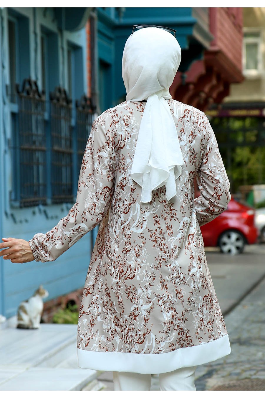 TUNIC - BEIGE COLOR  TUNIC - BEIGE COLOR