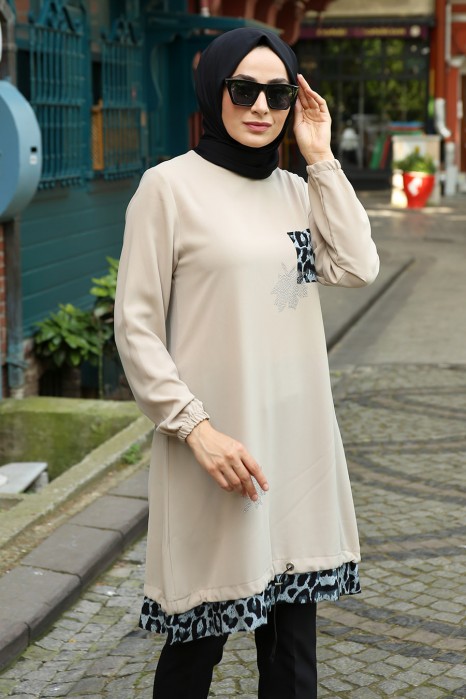 BEIGE COLOR TUNIC 