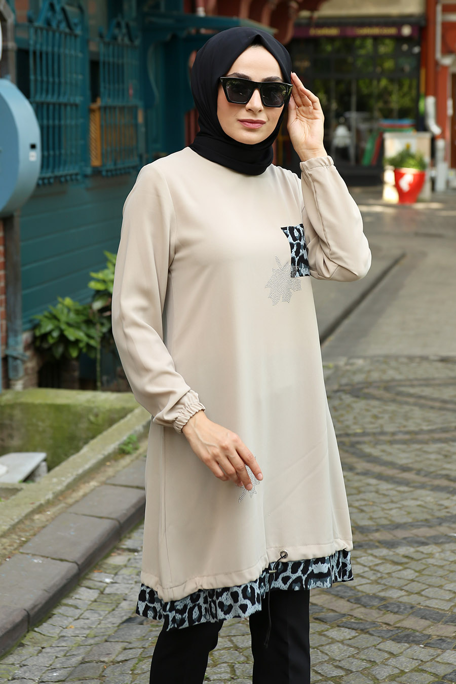 BEIGE COLOR TUNIC 