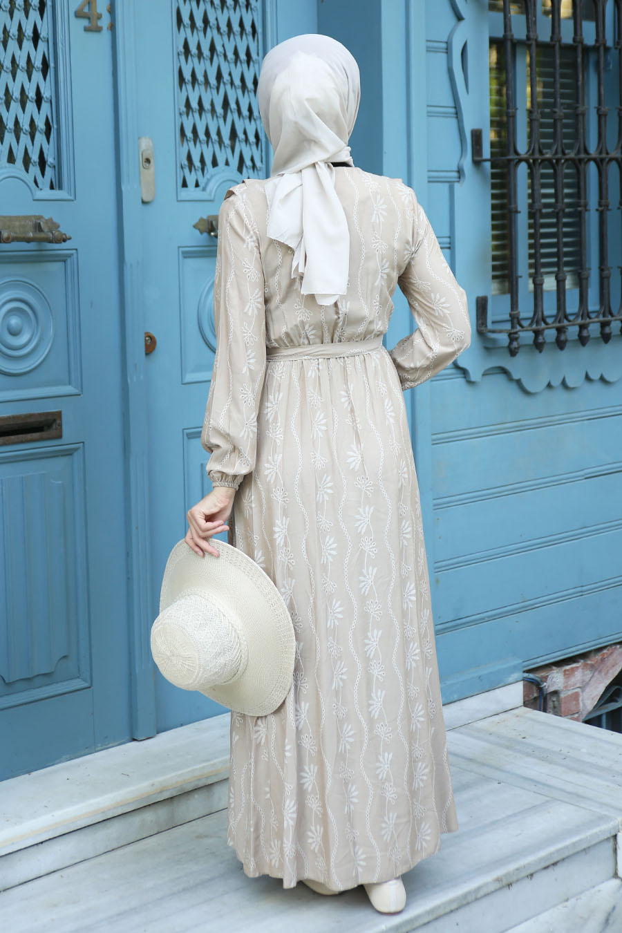 BEIGE DRESS