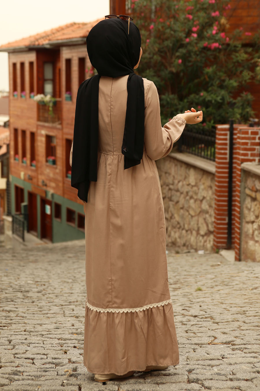 DRESS - BEIGE COLOR 