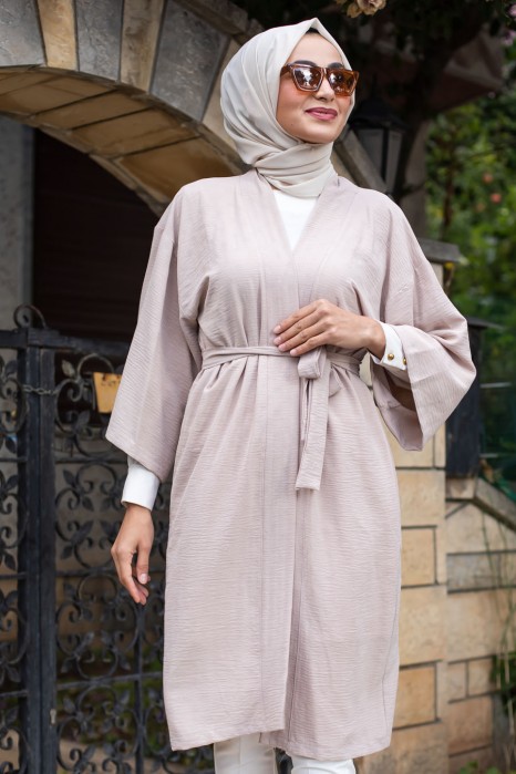 BEIGE KIMONO 