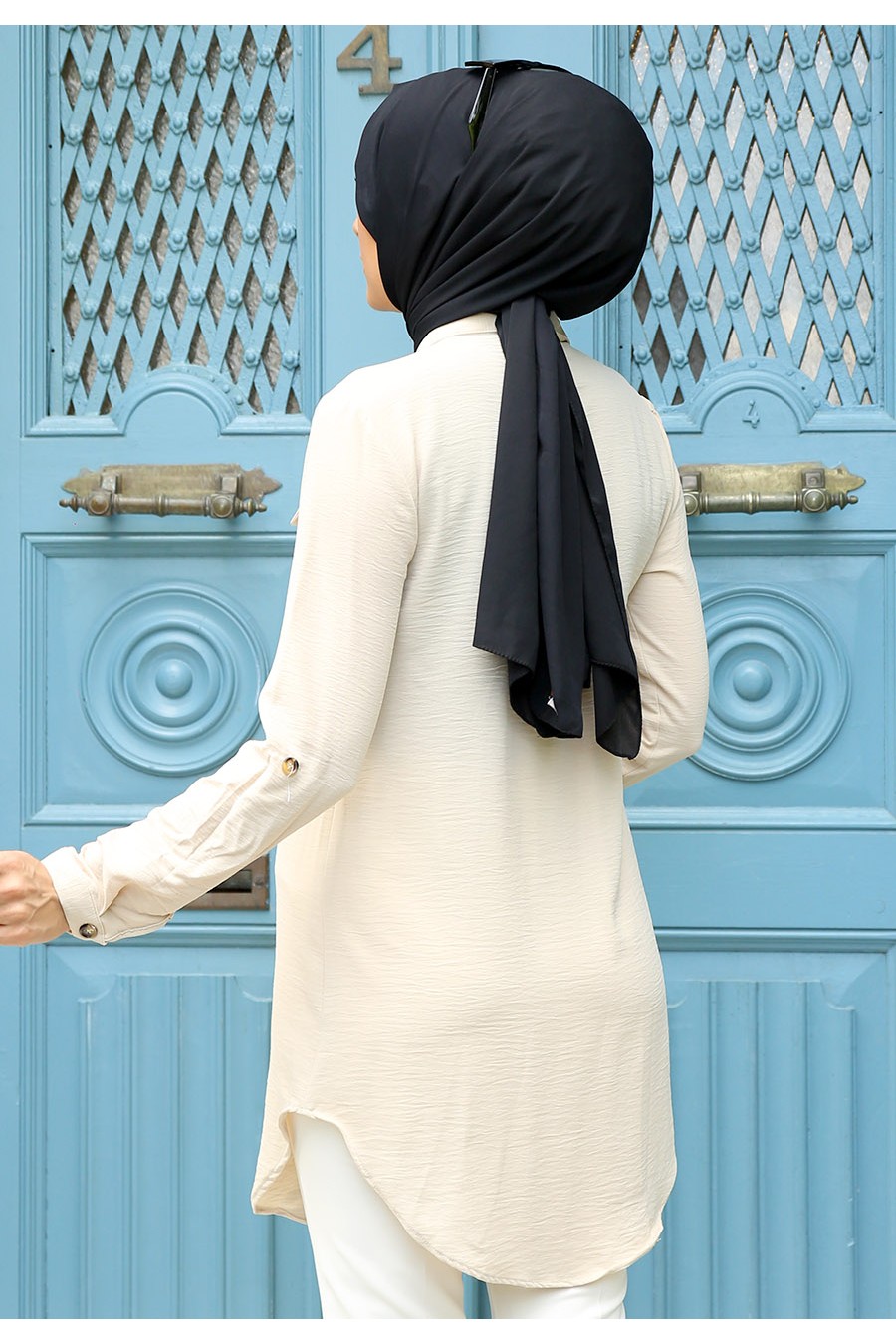 TUNIC - BEIGE COLOR  TUNIC - BEIGE COLOR