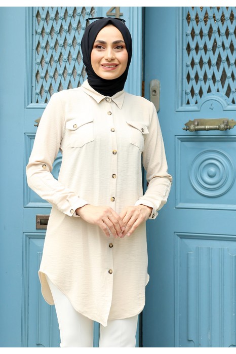 TUNIC - BEIGE COLOR 