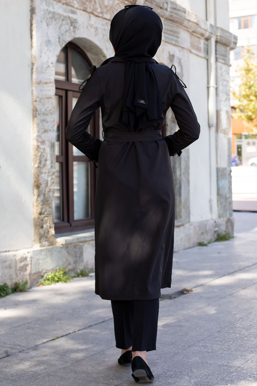 TRENCH COAT - BLACK  TRENCH COAT - BLACK