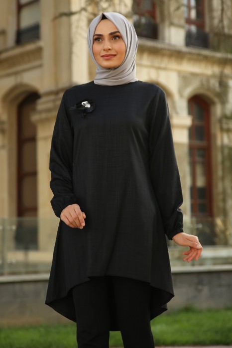 TUNIC -  BLACK 
