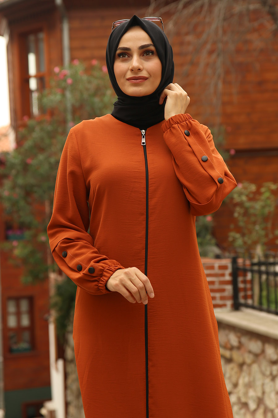 ABAYA - BRICK COLOR