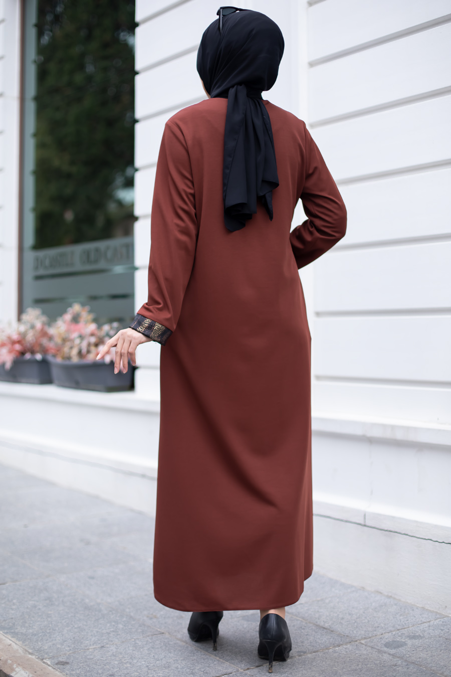 ABAYA - BRICK COLOR