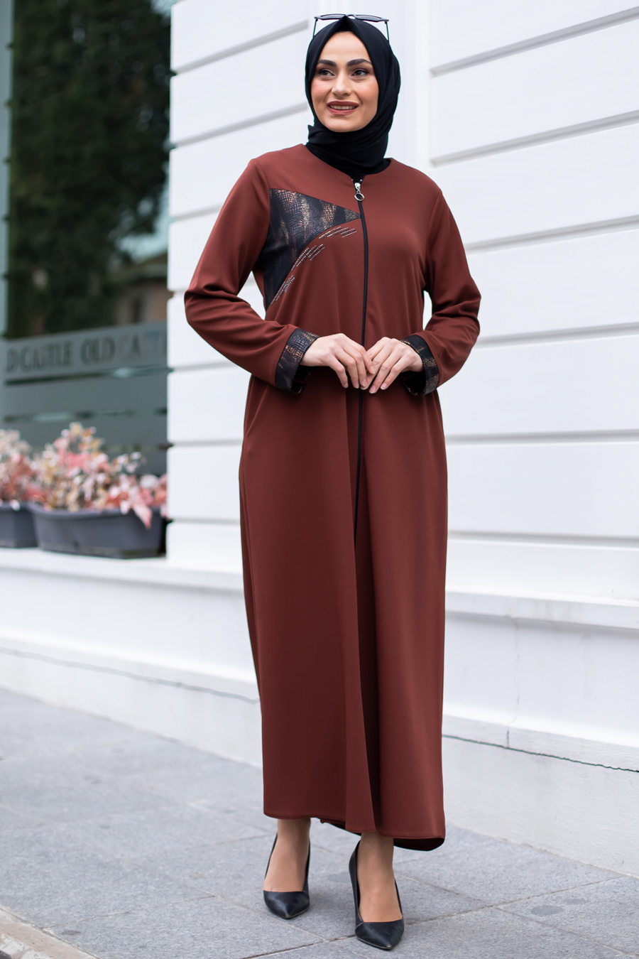 ABAYA - BRICK COLOR