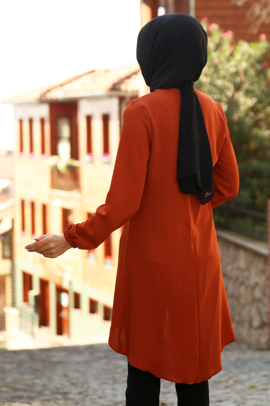 TUNIC - BRICK COLOR   TUNIC - BRICK COLOR
