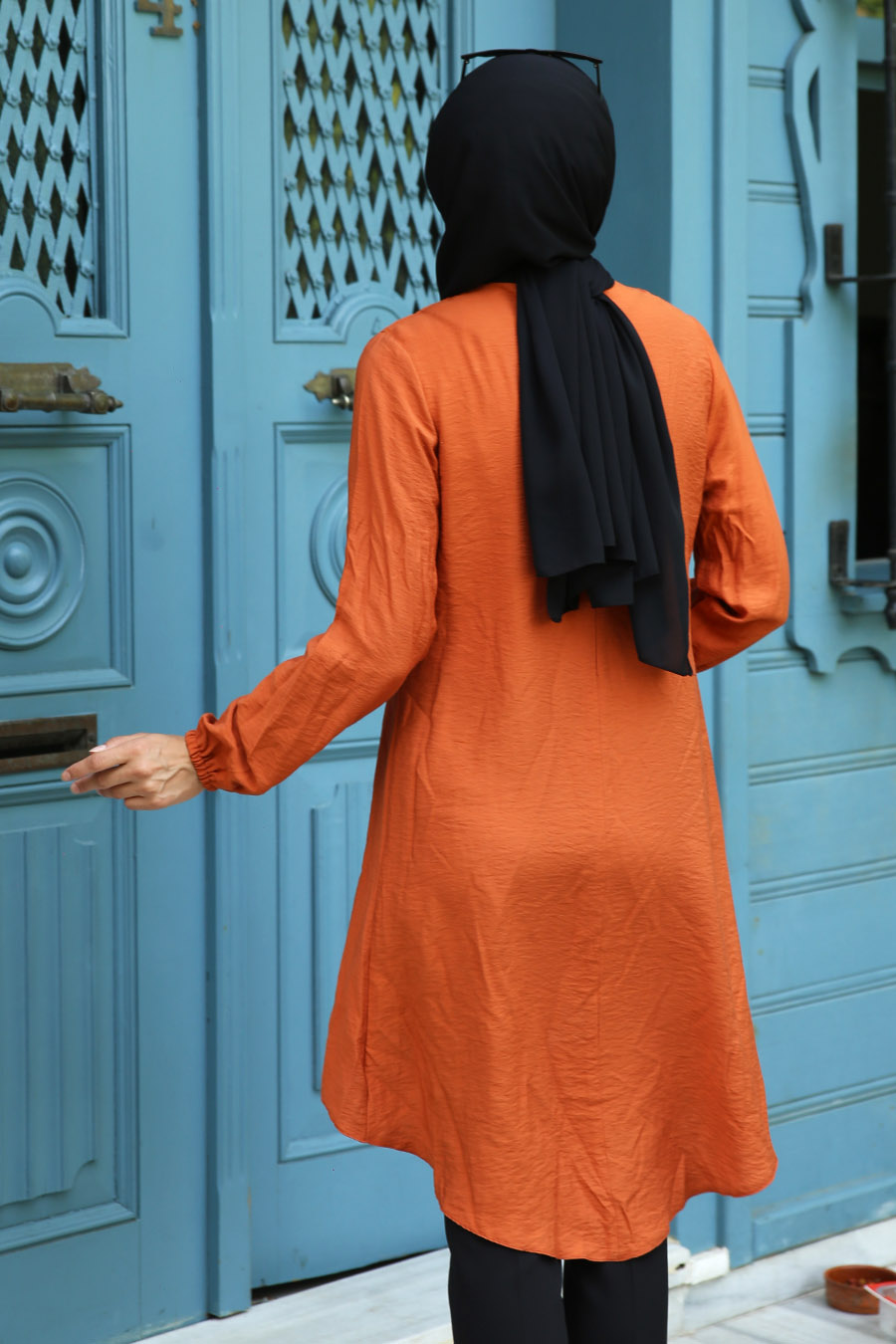 TUNIC - BRICK  COLOR 