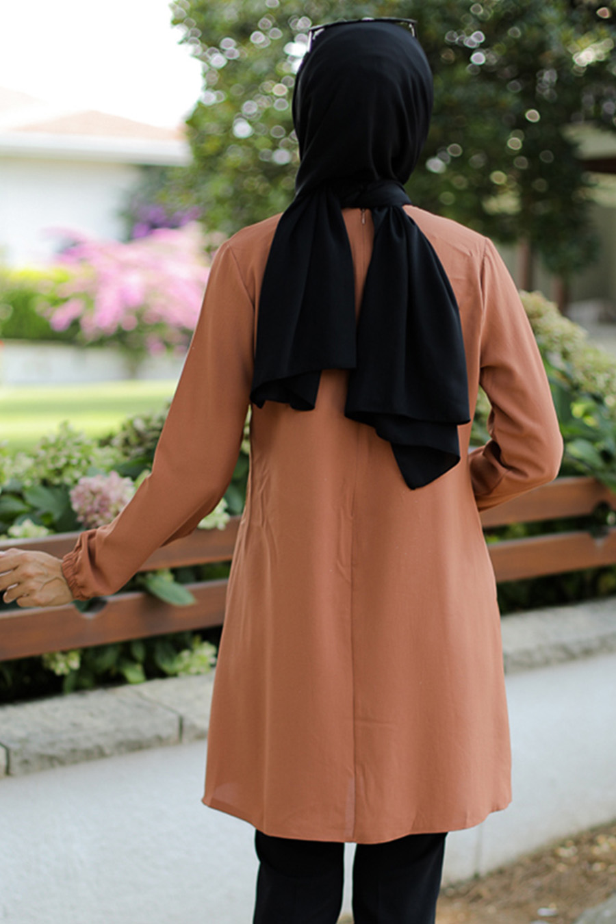 TUNIC - BRICK COLOR  TUNIC - BRICK COLOR