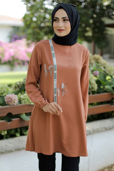 TUNIC - BRICK COLOR 