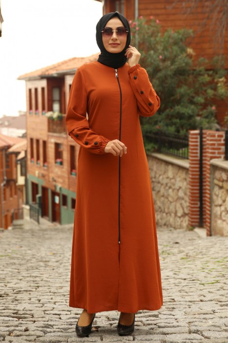 ABAYA - BRICK COLOR