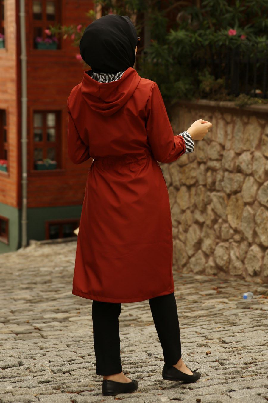 TRENCH COAT - BRICK COLOR  TRENCH COAT - BRICK COLOR