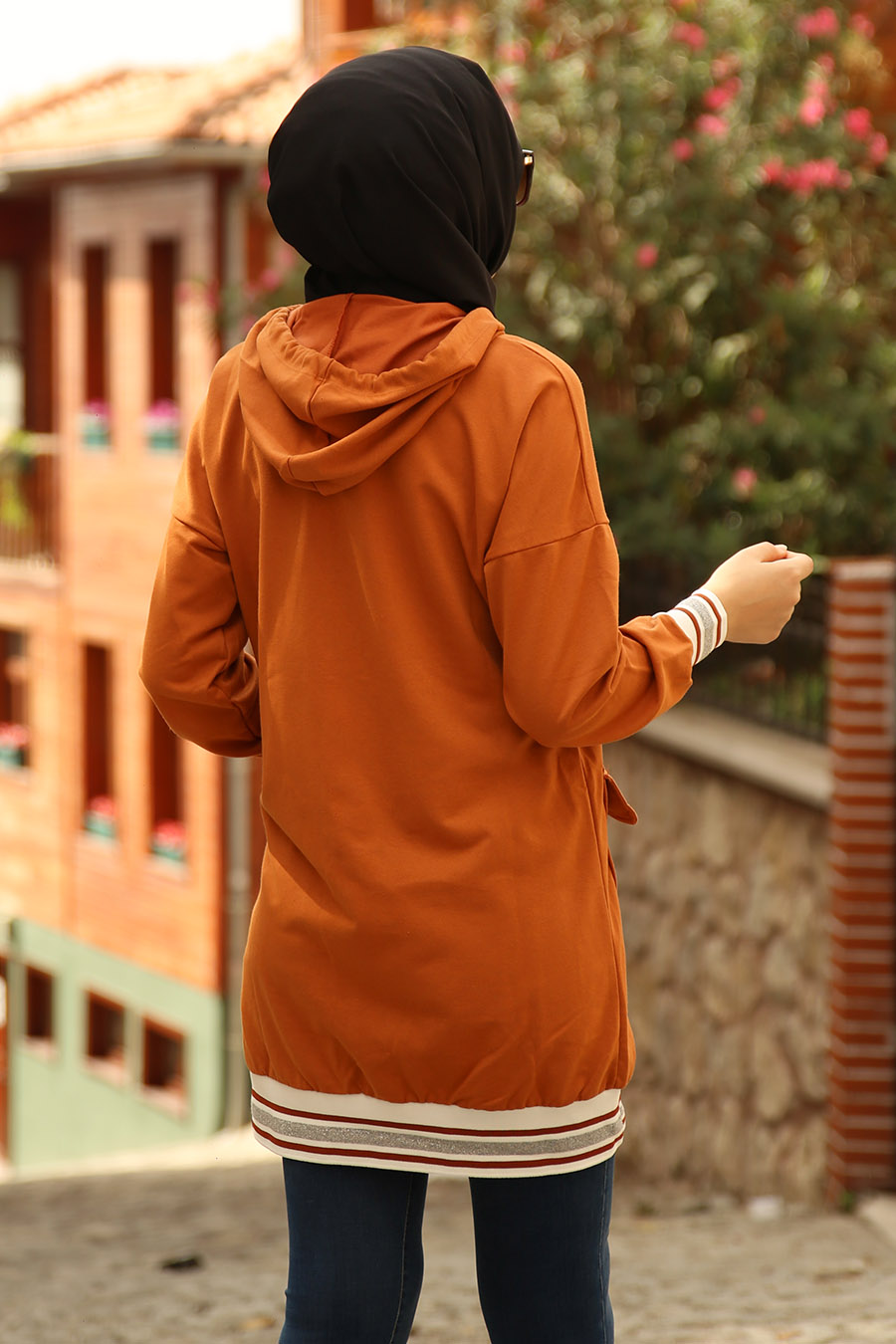 TUNIC - BRICK COLOR  