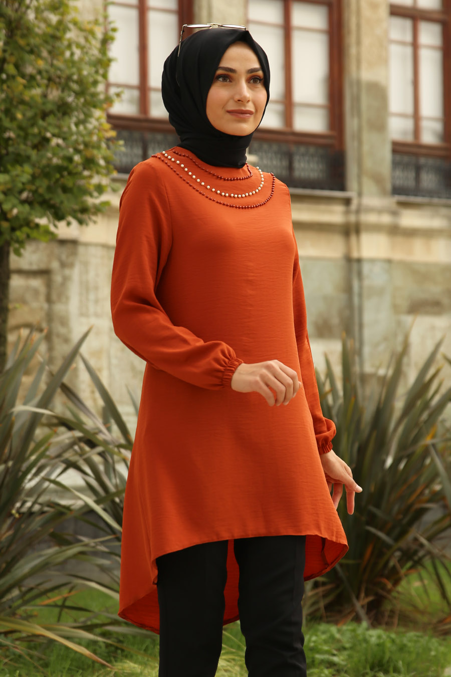 TUNIC - BRICK COLOR   TUNIC - BRICK COLOR