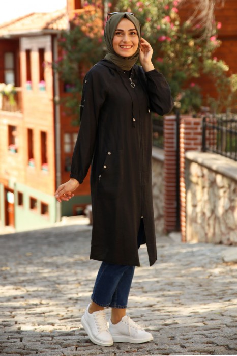 COAT - BLACK 