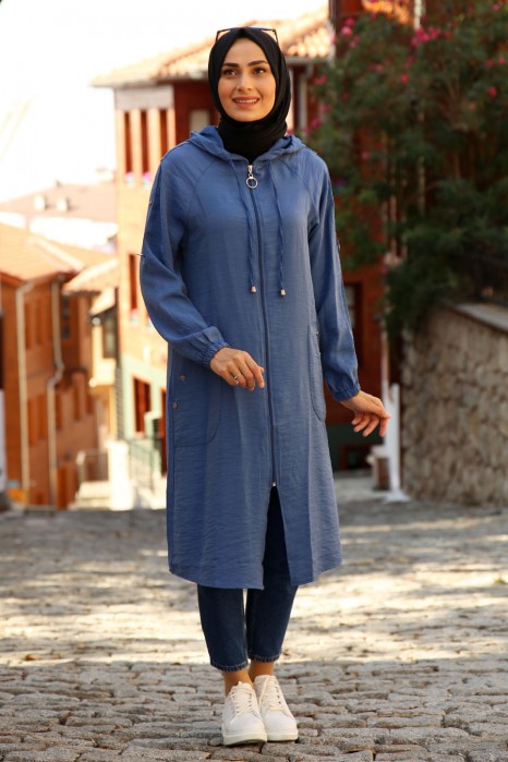 COAT - INDIGO COLOR 