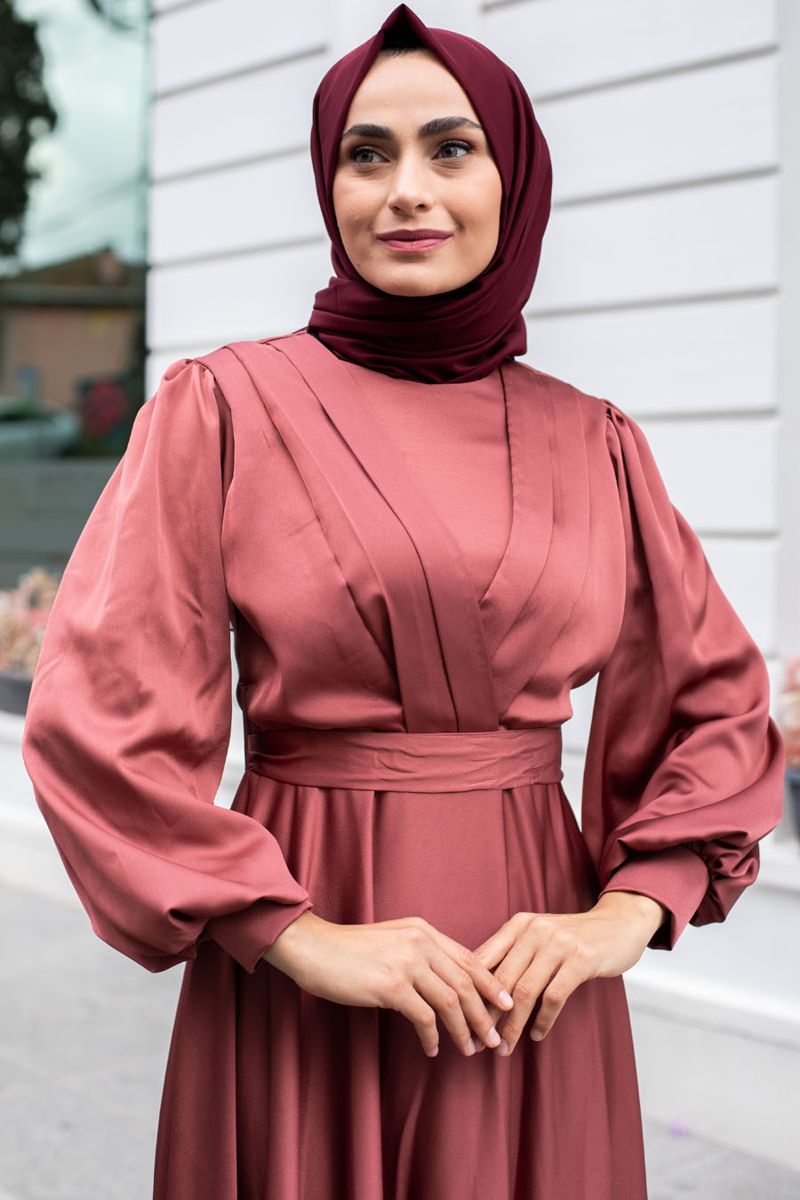 COPPERTONE COLOR EVENİNG DRESS 