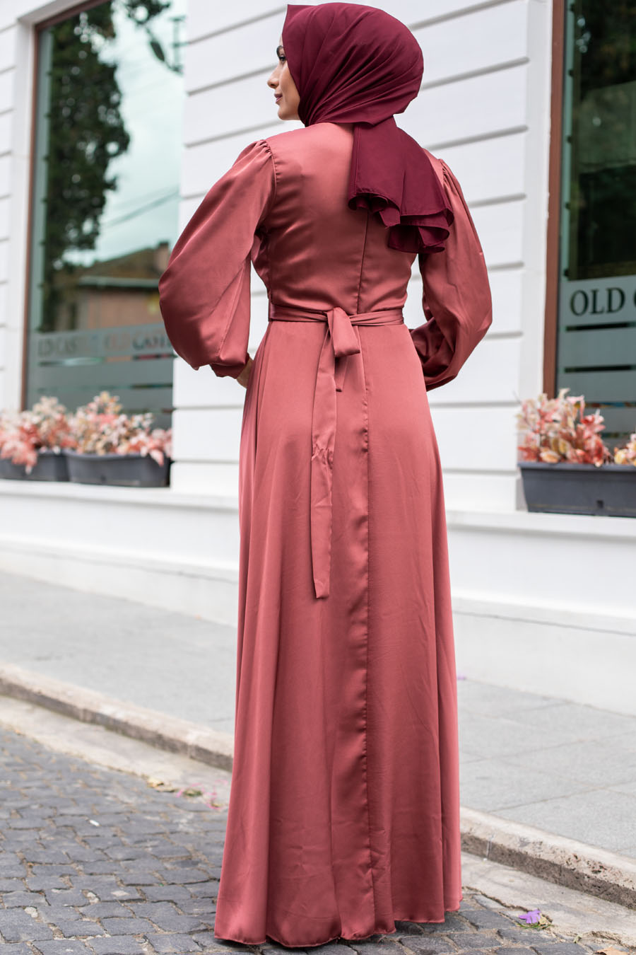 COPPERTONE COLOR EVENİNG DRESS 