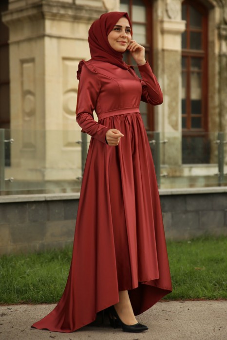 EVENING DRESS - COPPERTONE COLOR 