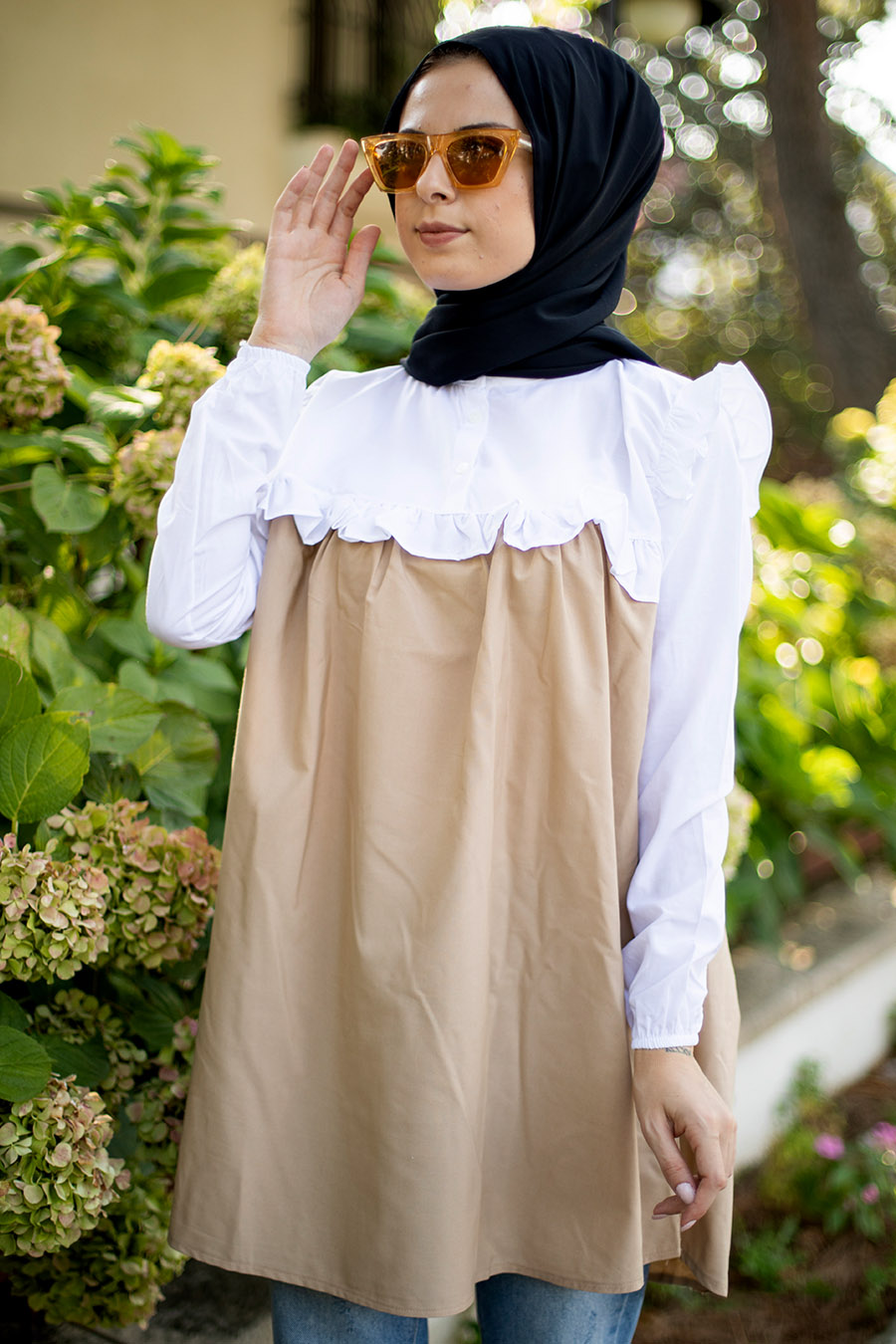 CREAM COLOR TUNIC 