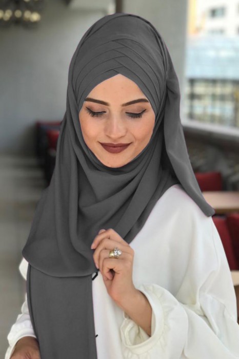 DARK GREY COLOR SHAWL