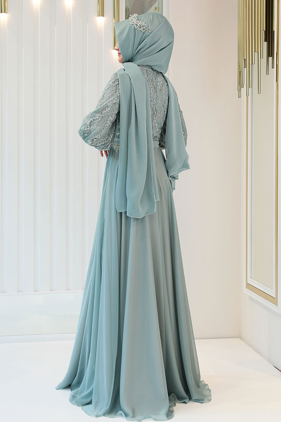 DESEN MINT EVENING DRESS 