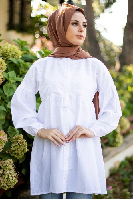 ECRU COLOR TUNIC 
