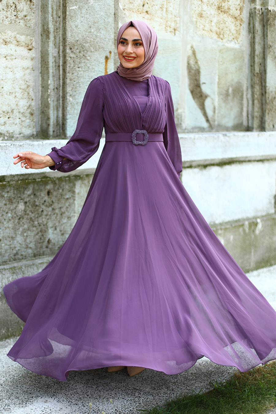 LILA EVENING DRESS  