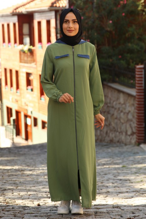 GREEN ABAYA 