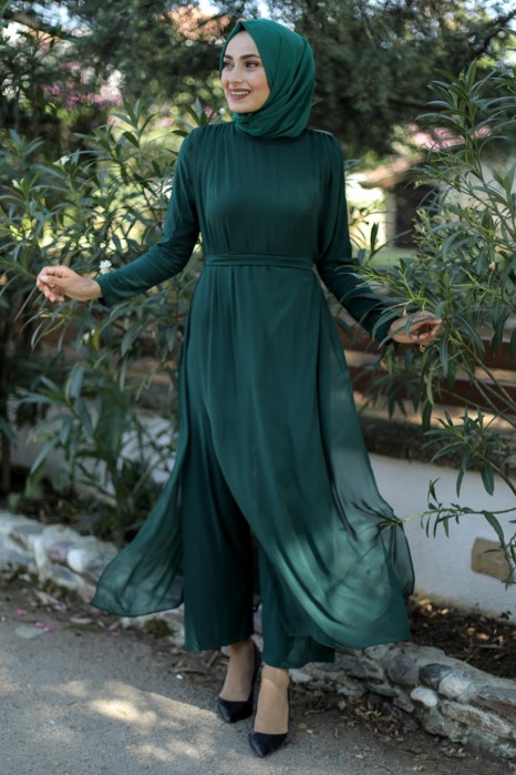 GREEN JUMPSUIT