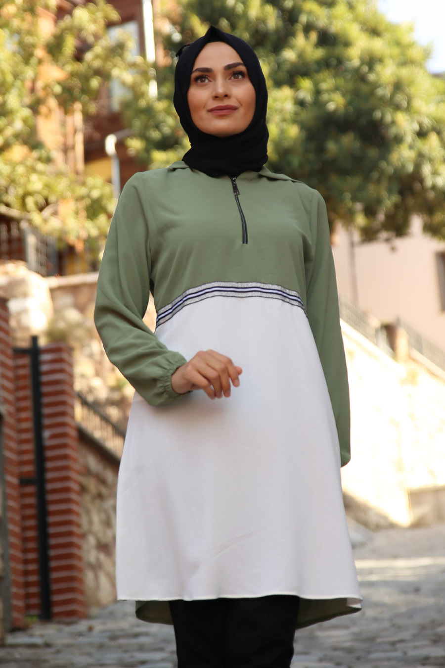 TUNIC - GREEN COLOR   TUNIC - GREEN COLOR