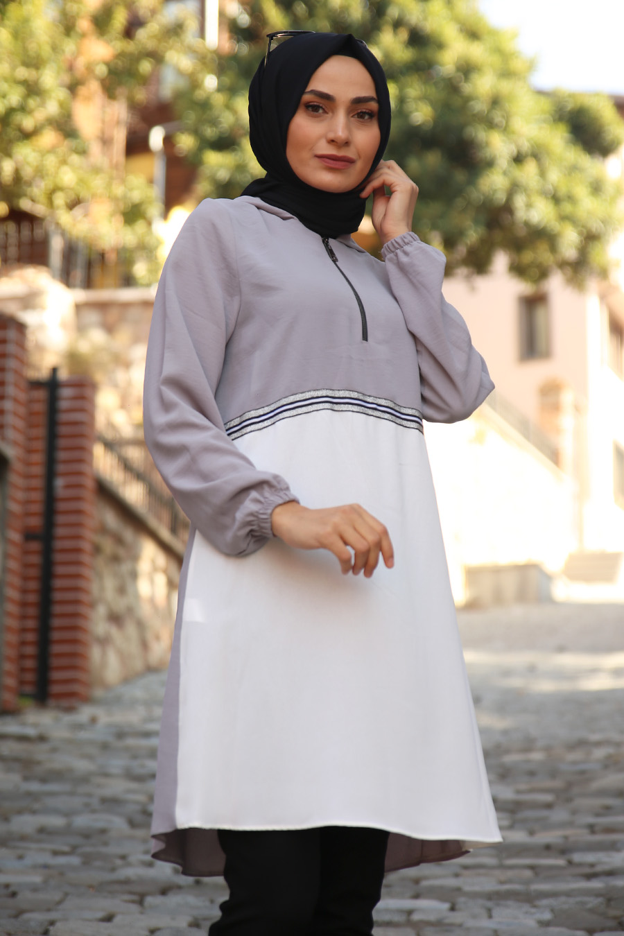 TUNIC - GREY COLOR   TUNIC - GREY COLOR