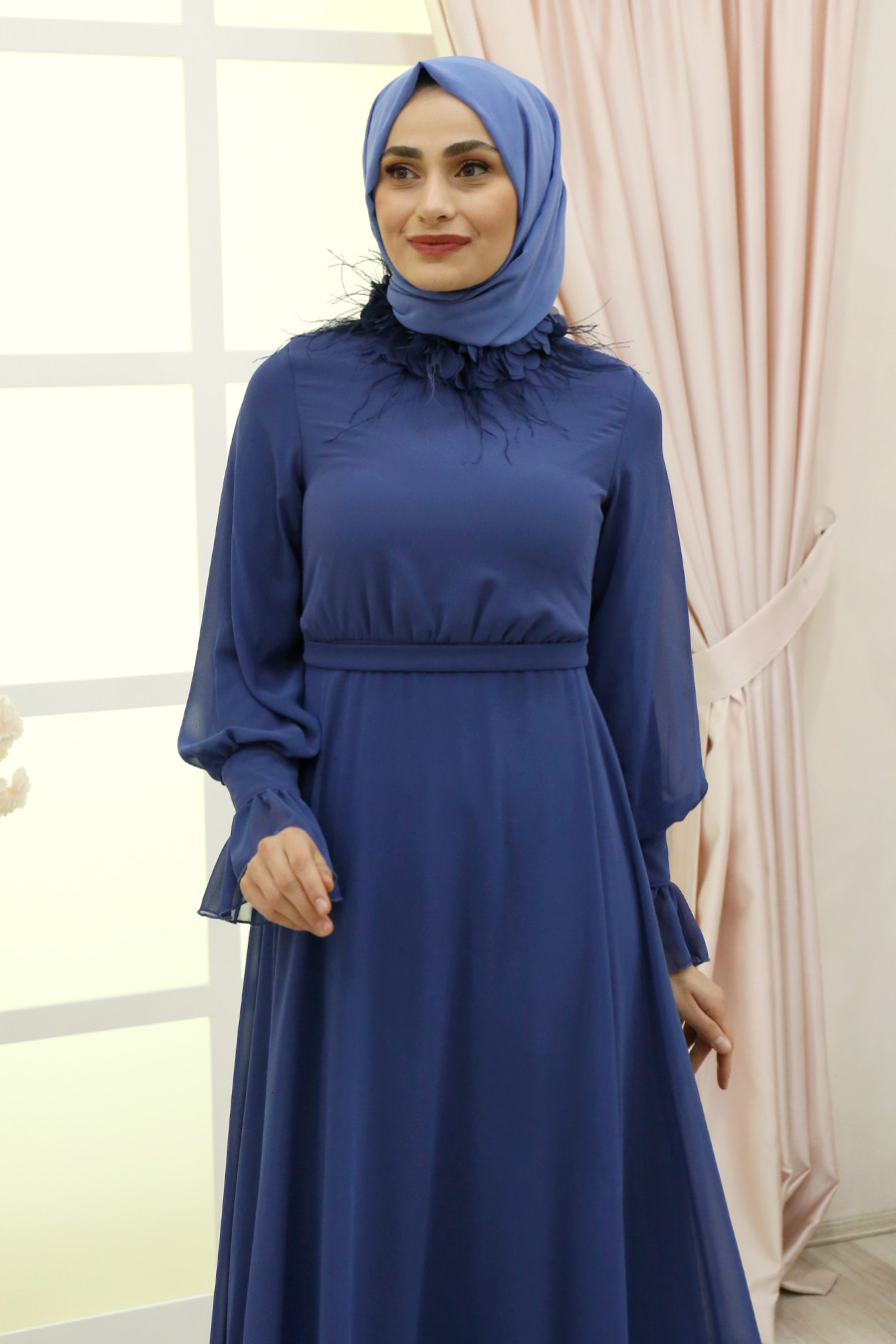 EVENING DRESS  - INDIGO COLOR