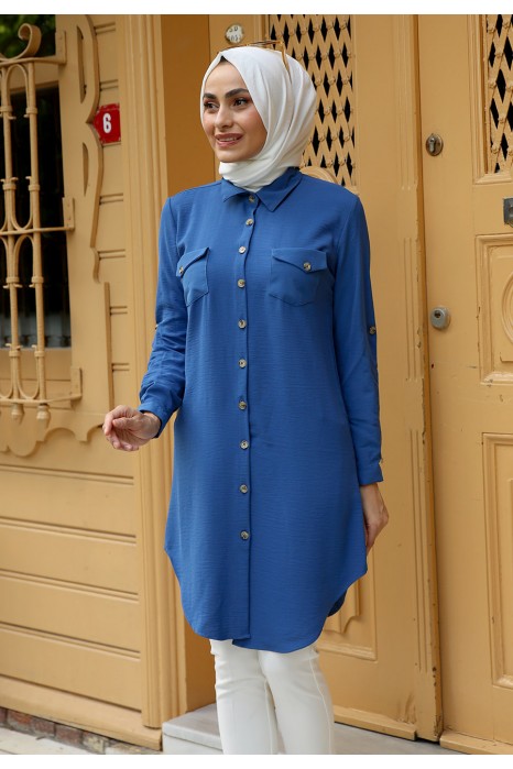 TUNIC - INDIGO COLOR 