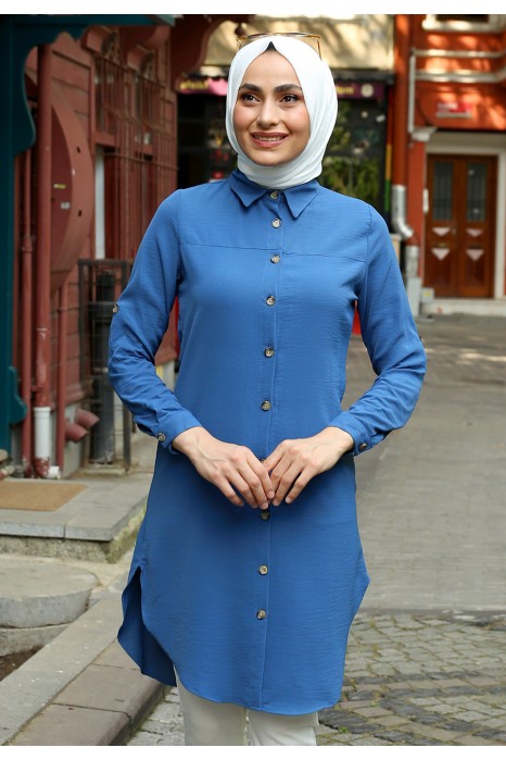 TUNIC - INDIGO COLOR 