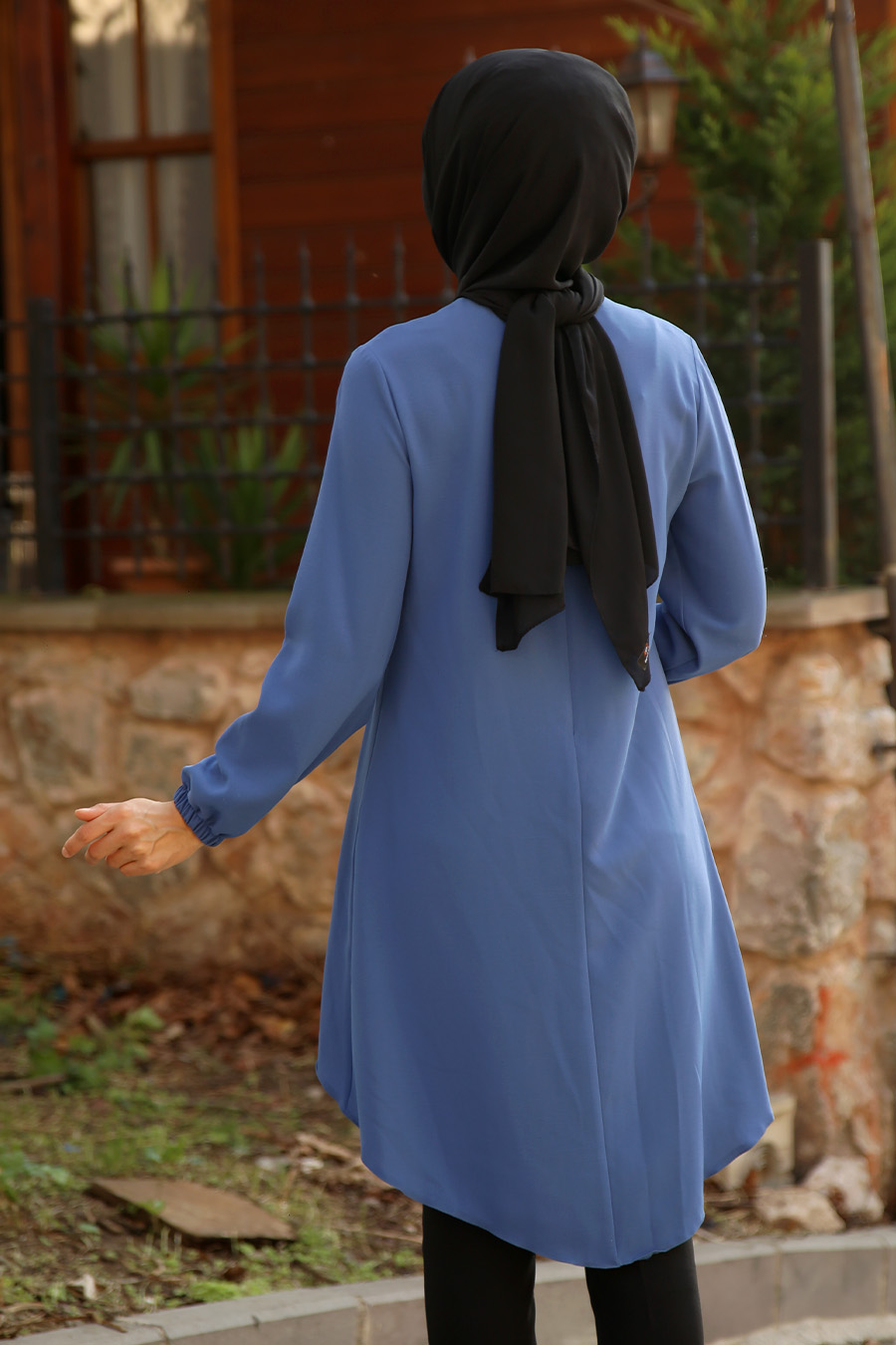 TUNIC - INDIGO COLOR  TUNIC - INDIGO COLOR