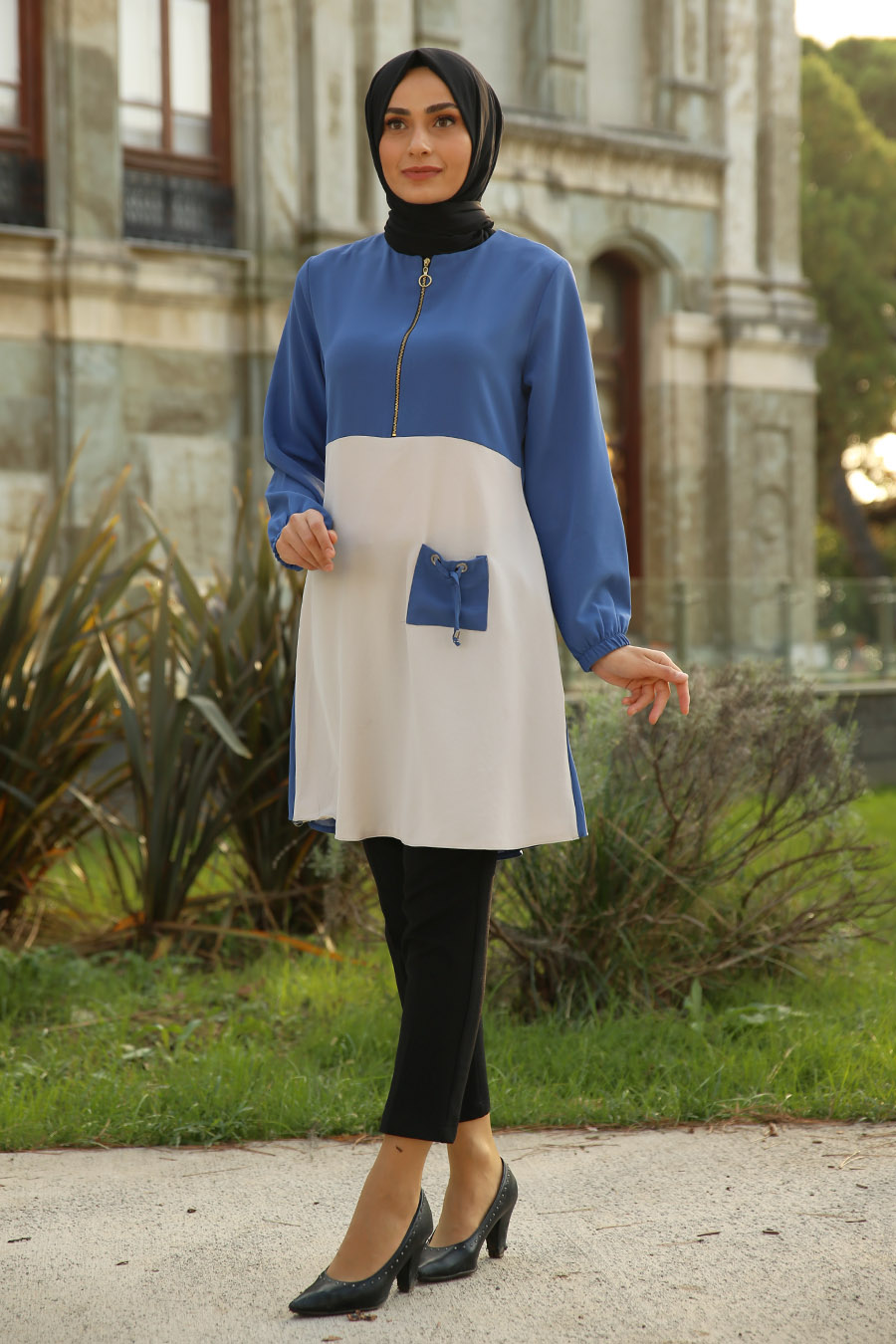 TUNIC -  INDIGO COLOR  TUNIC -  INDIGO COLOR