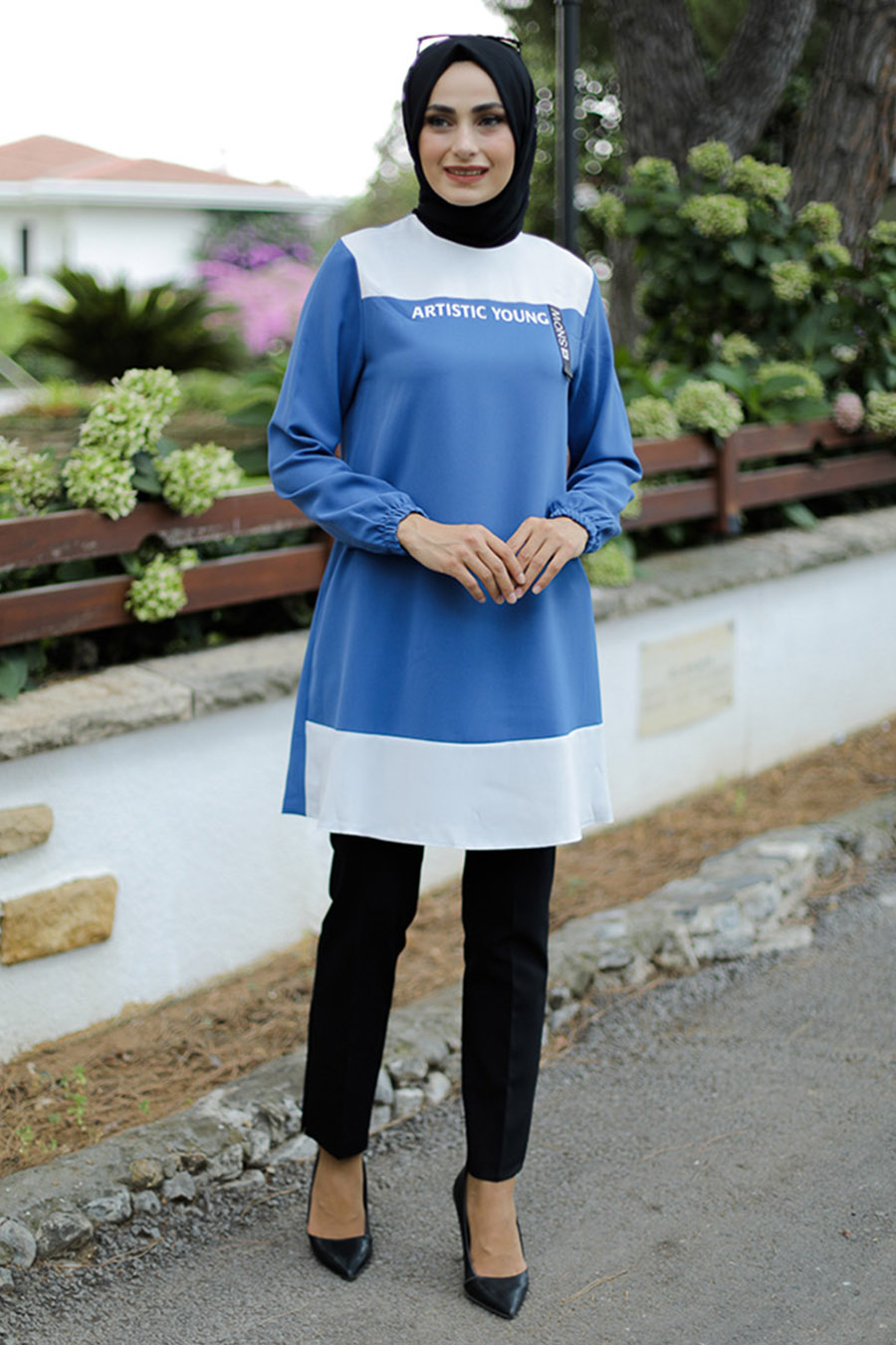TUNIC - INDIGO COLOR TUNIC - INDIGO COLOR
