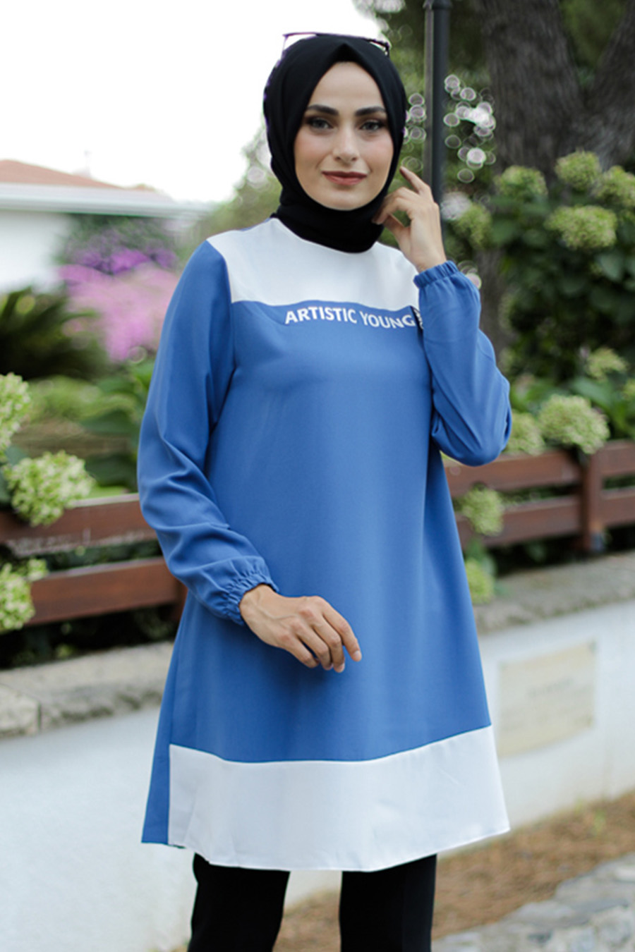 TUNIC - INDIGO COLOR TUNIC - INDIGO COLOR