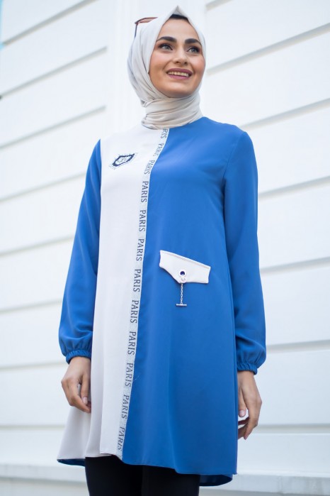 TUNIC -INDIGO COLOR