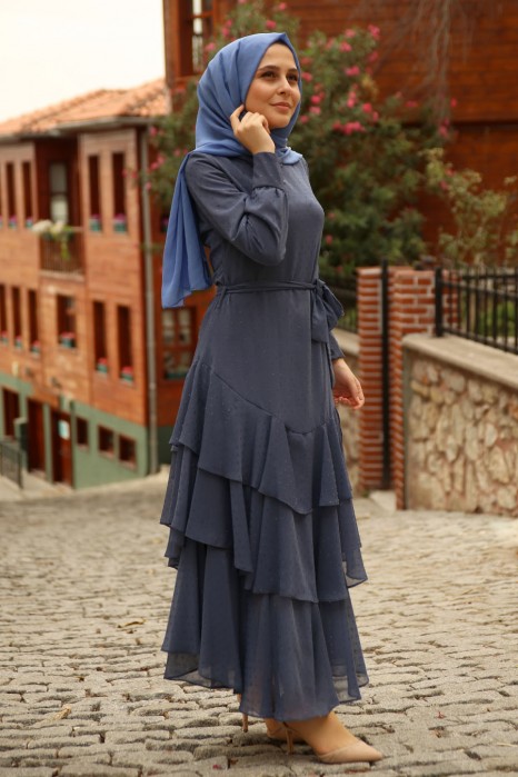 DRESS - INDIGO COLOR 