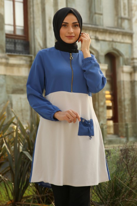 TUNIC -  INDIGO COLOR 