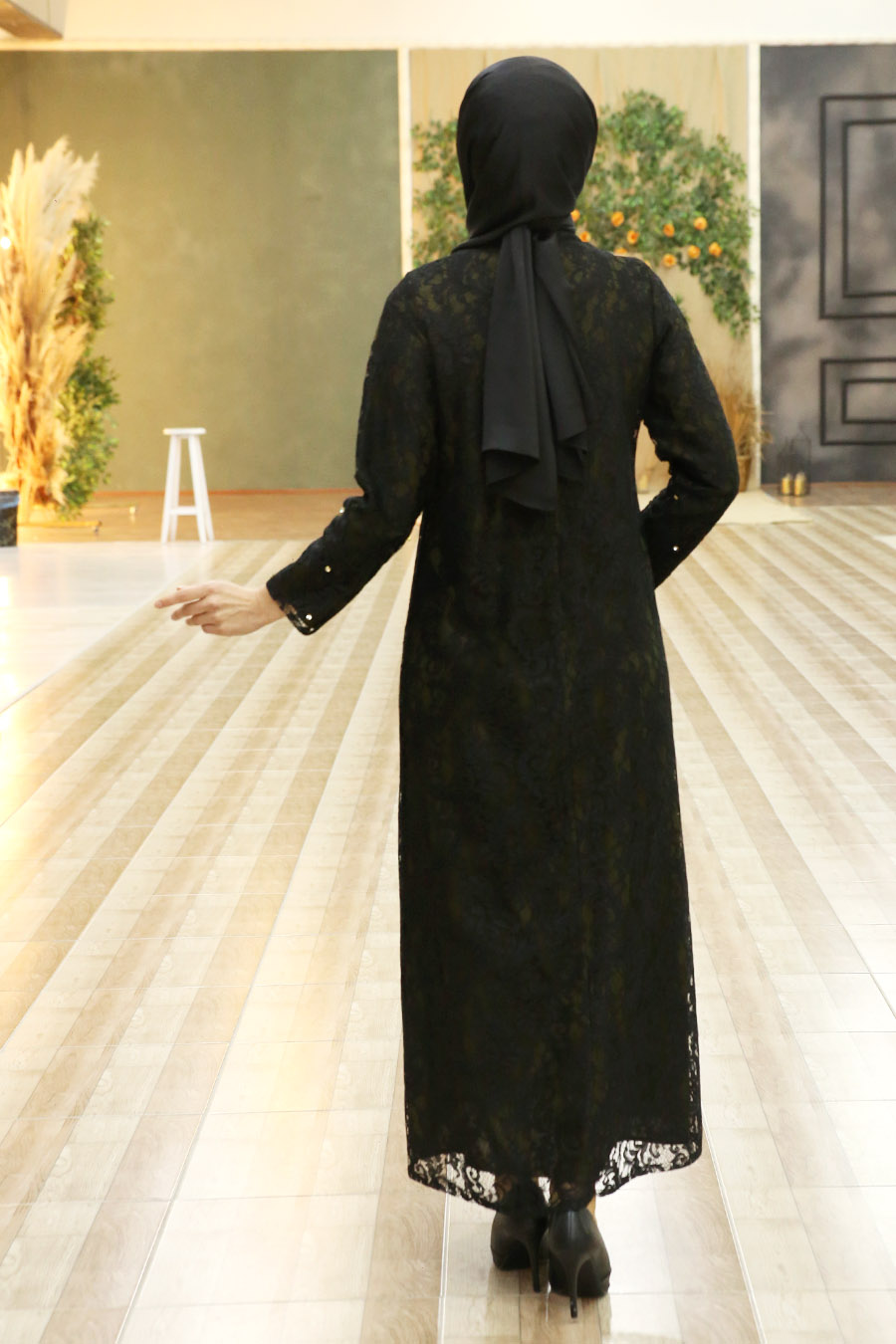 EVENING DRESS - KHAKI