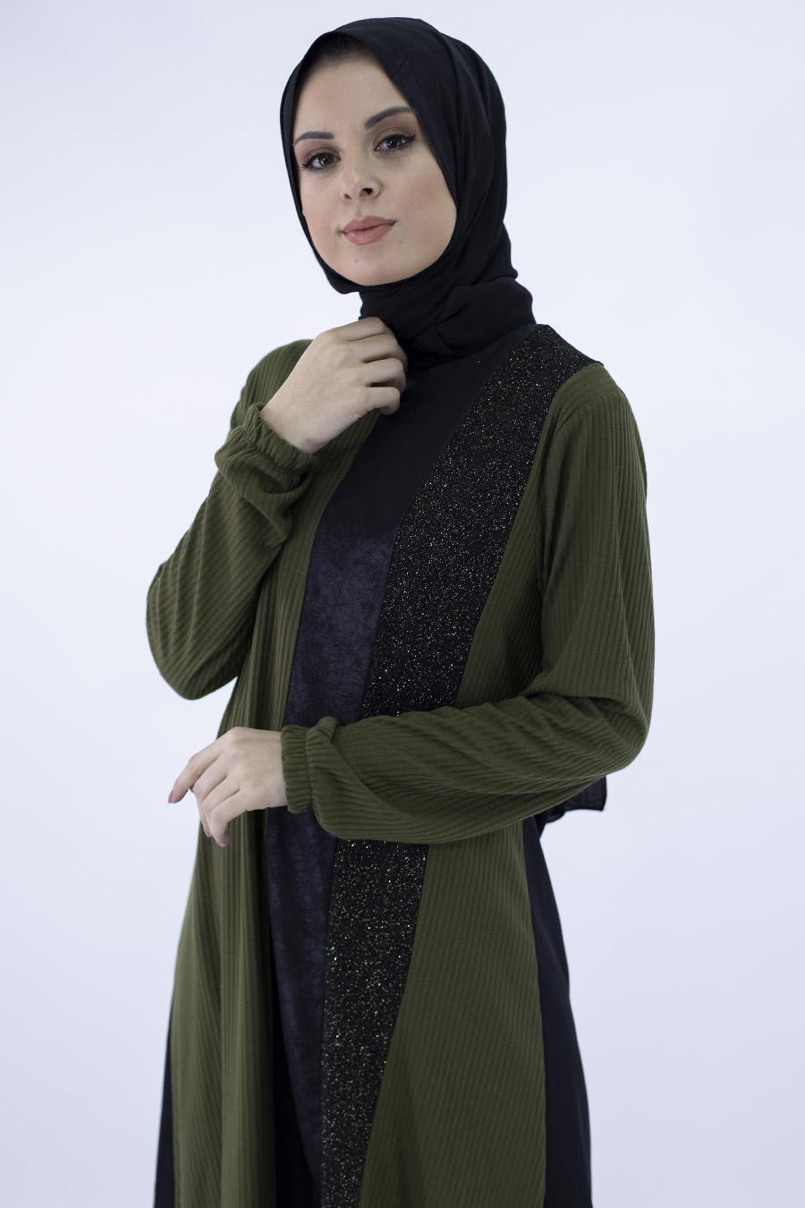 KHAKI COLOR  TUNIC AND PANT SUIT