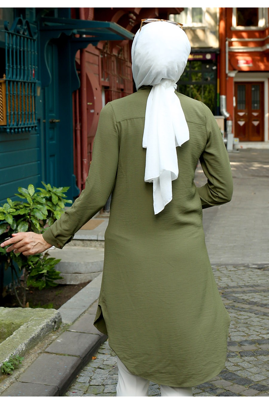 TUNIC - KHAKI COLOR  TUNIC - KHAKI COLOR