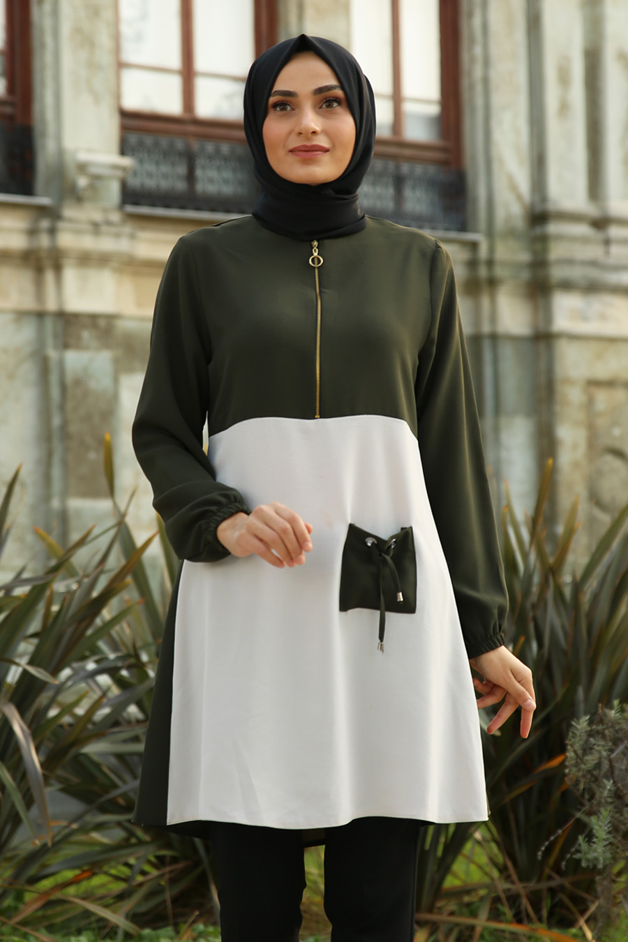 TUNIC -  KHAKI COLOR 